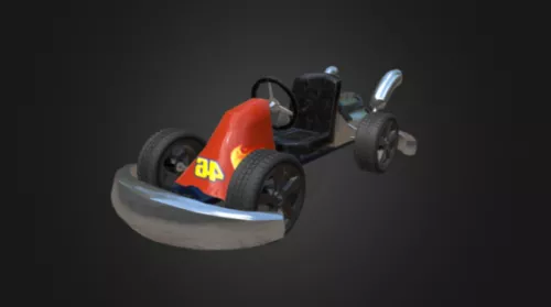 Kart Racing Car 3d model Kart Racing Car 3d model