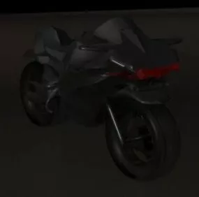 Kawasaki Ninja H2 Motorcycle 3d model