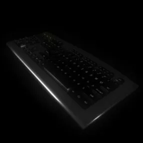 Pc Keyboard Basic Design 3d model