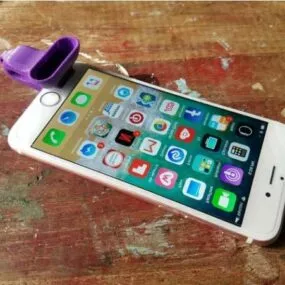 Keychain Phone Amp Printable 3d model