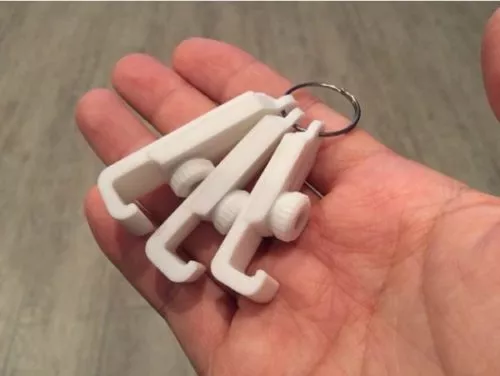 Keychain Smartphone Stand Printable 3d model Keychain Smartphone Stand Printable 3d model