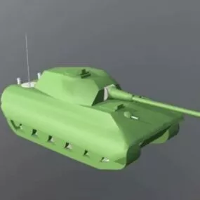 Kingtiger Tank Lowpoly 3d model