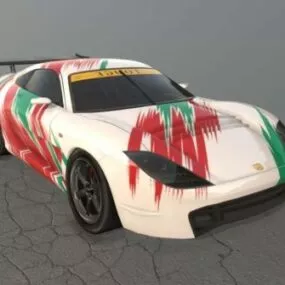 Kitano Sport Car 3d model