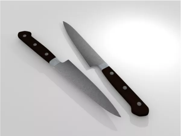 Hunter Knife Weapon 3d model