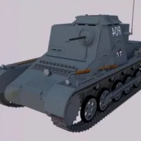 Sd-kfz Command Tank 3d model