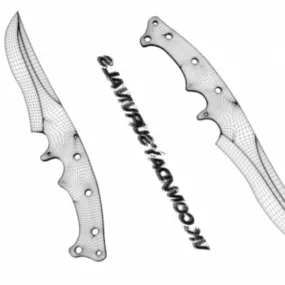 Knife Weapon 3d model