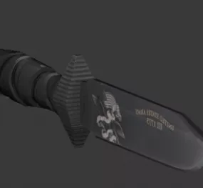 Us Army Knife 3d model