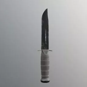 Attack Knife Weapon 3d model