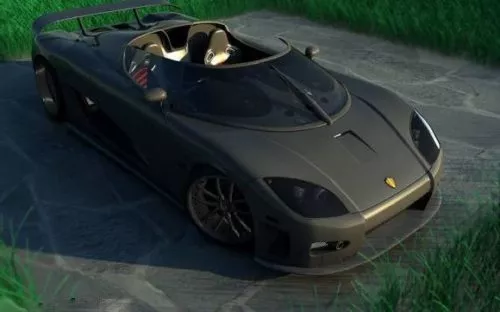 Black Koenigsegg Ccx Car 3d model Black Koenigsegg Ccx Car 3d model