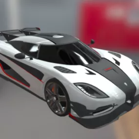 Sport Car Koeninsegg Agera 3d model