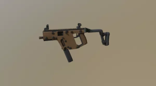 Scifi Automatic Rifle Gun 3d model