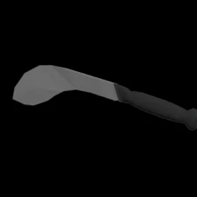 Old Weapon Kukri Knife 3d model