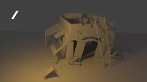 Syrian Kurdish House Building 3d model Syrian Kurdish House Building 3d model