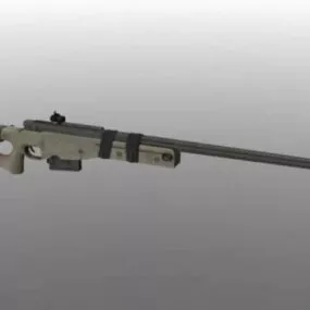 L96 Rifle Gun 3d model