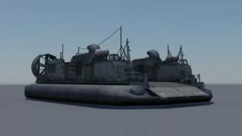 Lcac-27 Military Hovercraft 3d model Lcac-27 Military Hovercraft 3d model