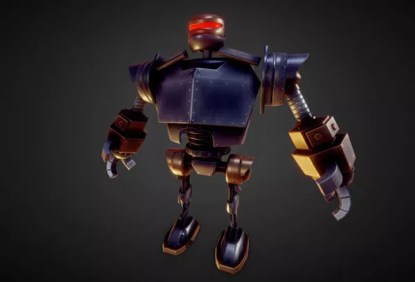 Futuristic Ld Robot Character 3d model Futuristic Ld Robot Character 3d model