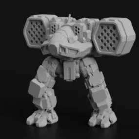 Longbow Robot For Battletech Character 3d model