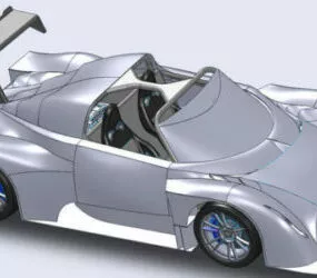 Lmp-gt Car 3d model