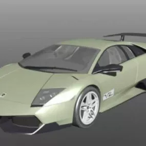 Sport Lamborghini Murcielago Lp670 Car 3d model