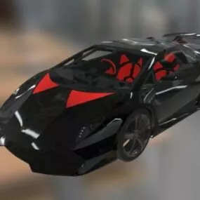 Lamborghini Sesto Elemento Car 3d model