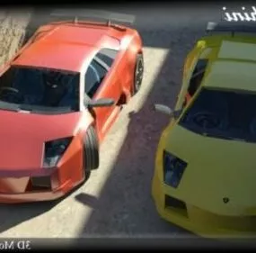 Lamborghini Murcielago Dual Car 3d model