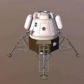 Spaceship Lander Model 3d model