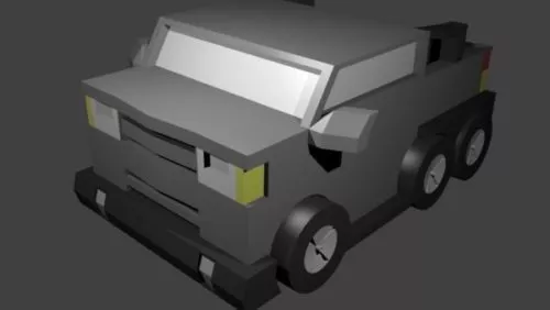Landrunnertruck 3d model