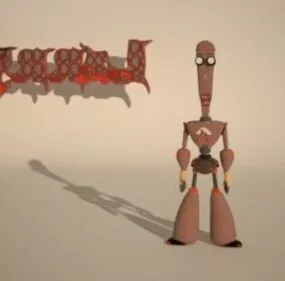 Larry Lowpoly Game Character 3d model