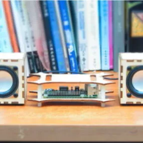 Printable Laser Cut Raspberry Pi Hi-fi 3d model