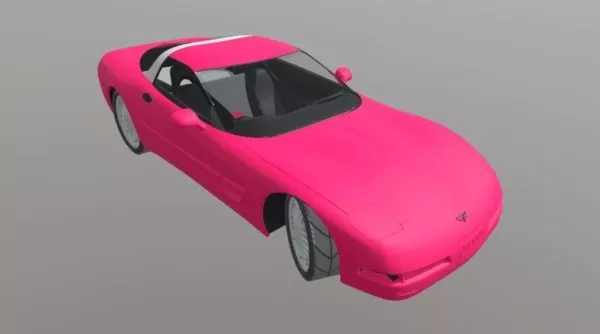 Leak Sedan Car 3d model Leak Sedan Car 3d model