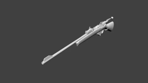Combat Rifle 3d model