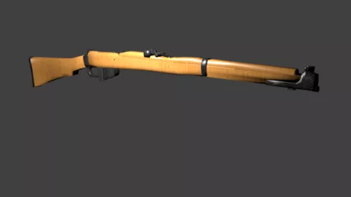 Army M60 Machine Gun 3d model