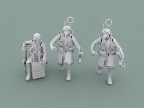 Legion Warrior Operator Character 3d model Legion Warrior Operator Character 3d model