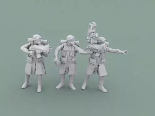 Legion Warrior Metal Squadleaders Character 3d model Legion Warrior Metal Squadleaders Character 3d model