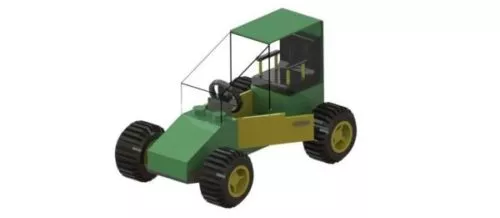 Lowpoly Lego Car 3d model Lowpoly Lego Car 3d model