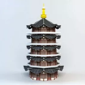Chinese Leifeng Pagoda 3d model
