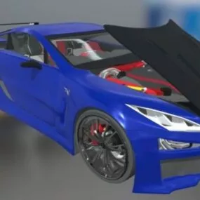 Lexus Lfa Car Design 3d model