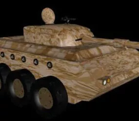 Light Tank Design 3d model