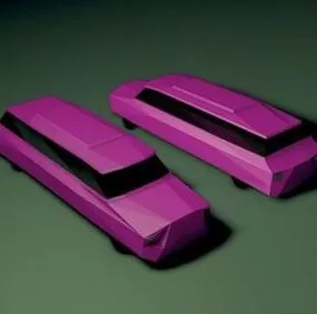 Limousine Lowpoly Car 3d model