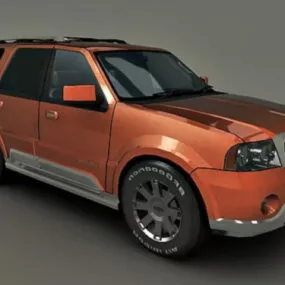 Lincoln Navigator Suv Car 3d model
