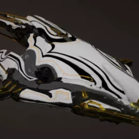 Spaceship Prime Design 3d model
