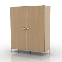 Wood Locker Giorgetti Arturo Design 3d model