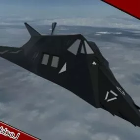 F117 Nighthawk Aircraft 3d model