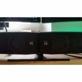 Printable Pc Logitech Speaker Mount 3d model