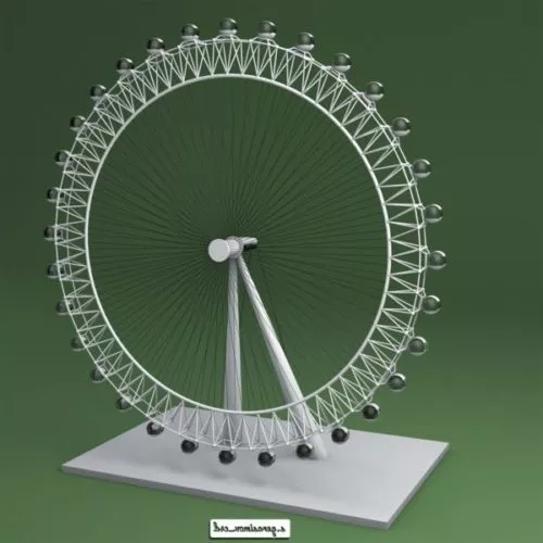 London Eye Building 3d model London Eye Building 3d model