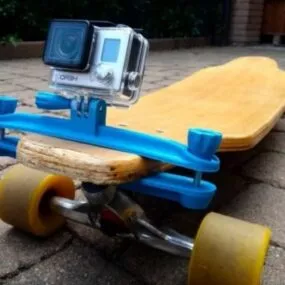 Longboard Clamp Gopro Printable 3d model