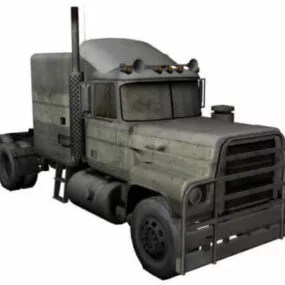 Long Nose Truck Vehicle 3d model