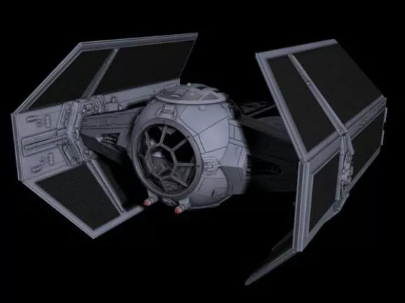 Lord Vader Starwars Aircraft 3d model Lord Vader Starwars Aircraft 3d model