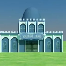 Jewelry Shop House 3d model