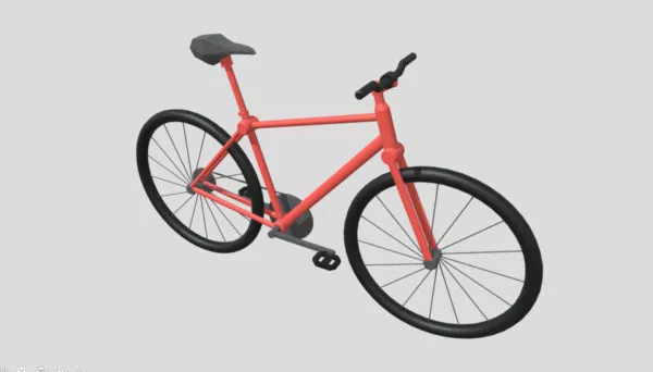 Low Poly Bicycle Design 3d model Low Poly Bicycle Design 3d model